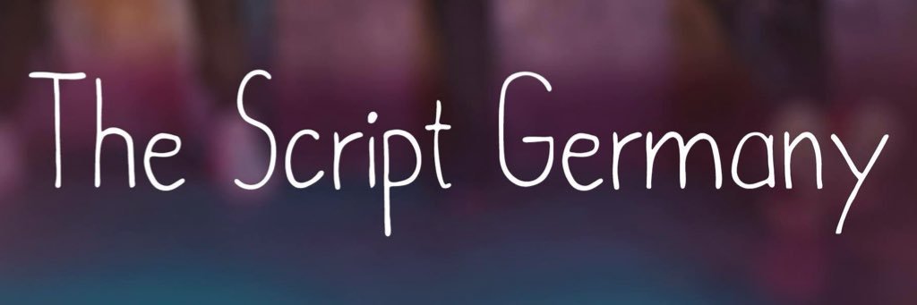 TheScriptGerman's profile banner image