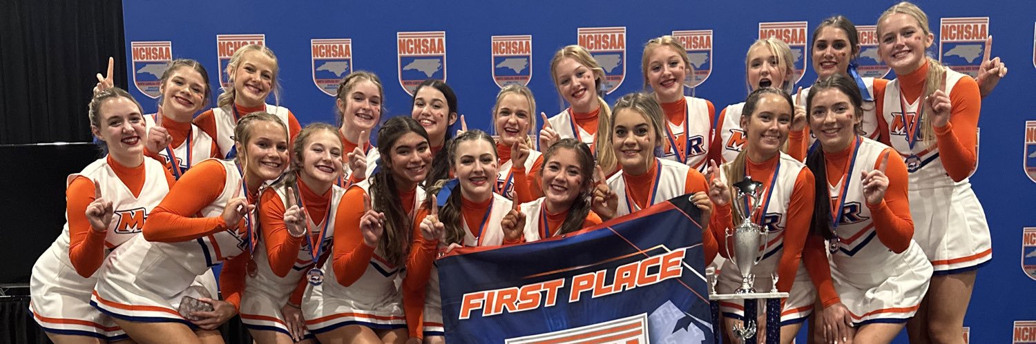 Marvin Ridge Cheer banner