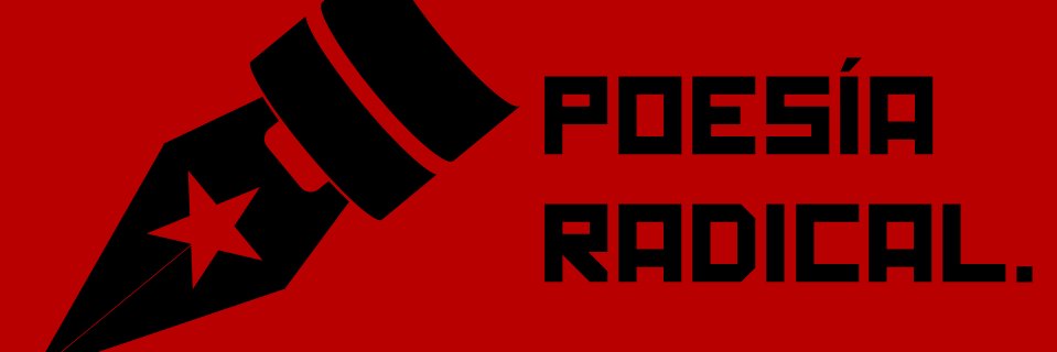 poesía radical. banner