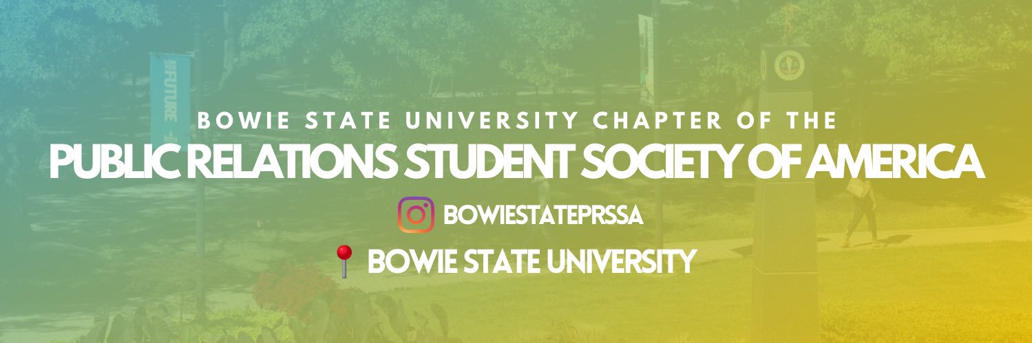 Bowie State PRSSA banner