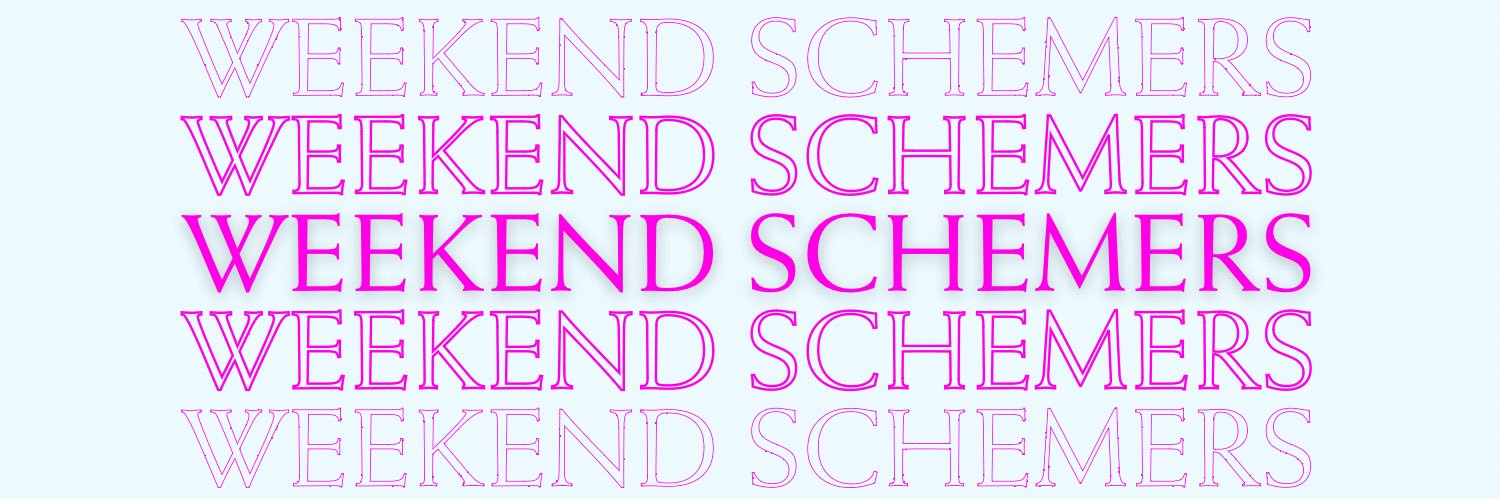 Weekend Schemers Wools banner