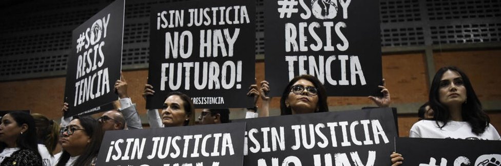 Iustitia México's banner