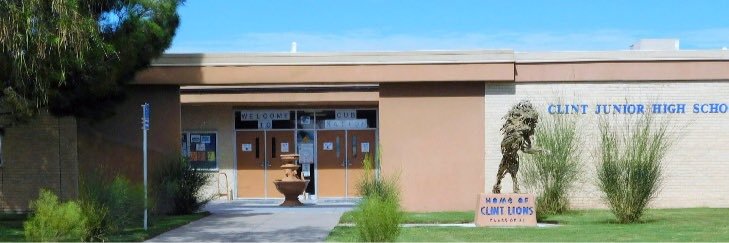 Clint Junior High banner