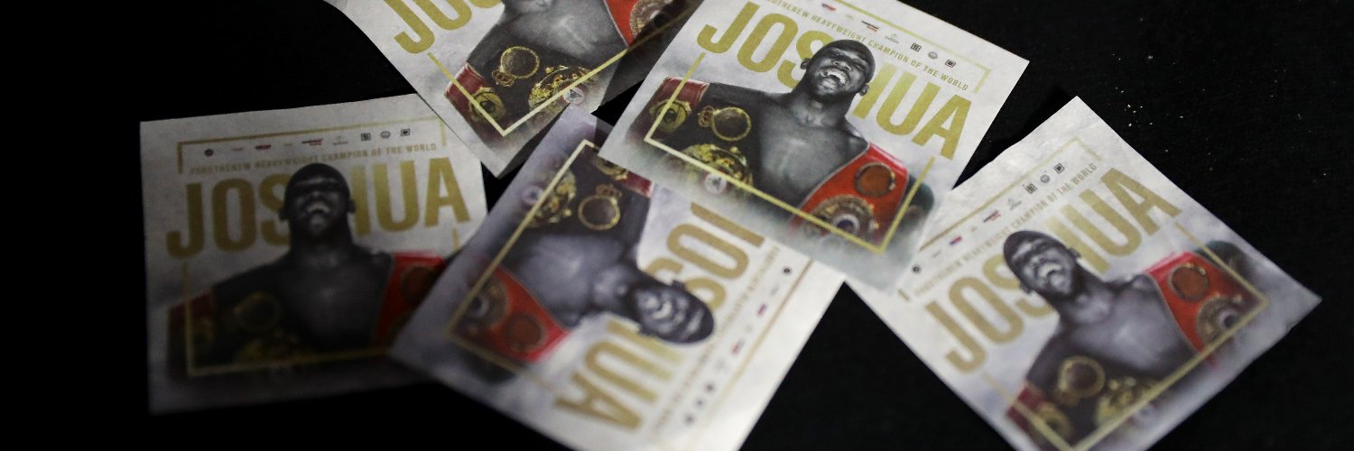 Anthony Joshua's banner