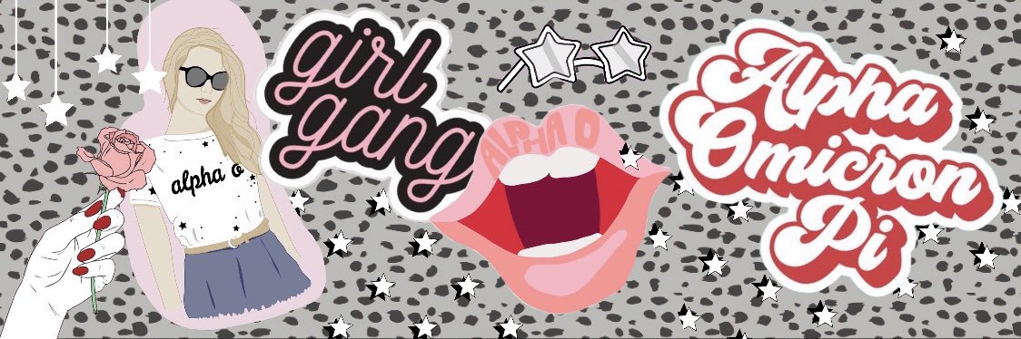 alpha omicron pi ★ banner