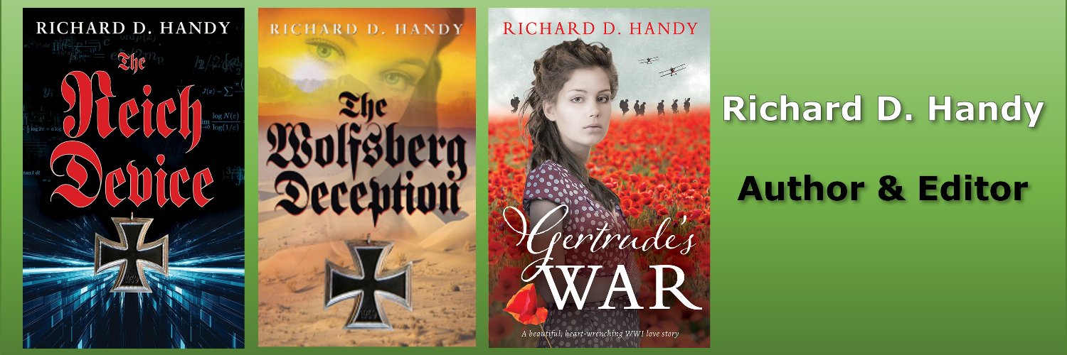 Richard Handy, Author & Editor banner