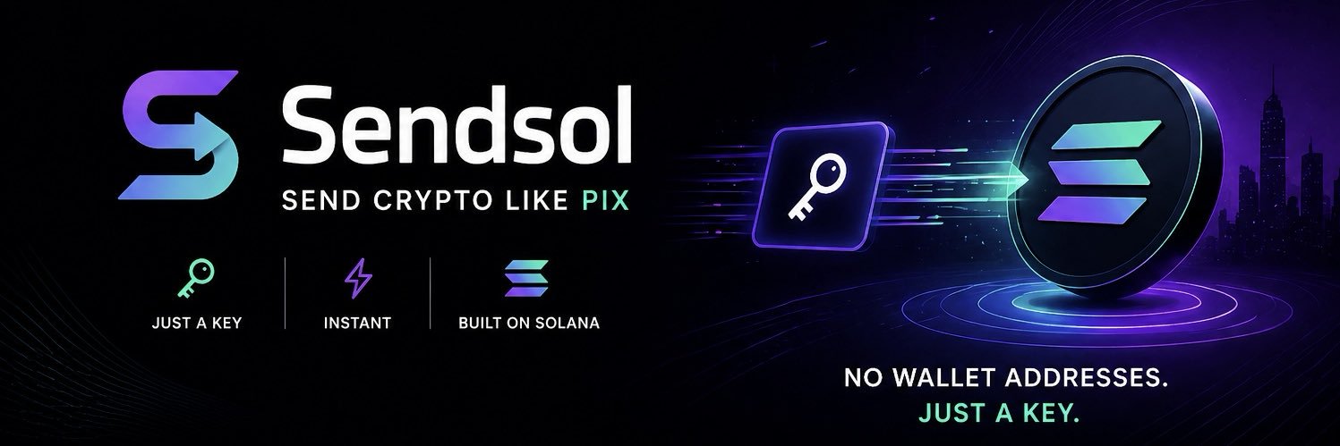Sendsol | decentralized bank banner