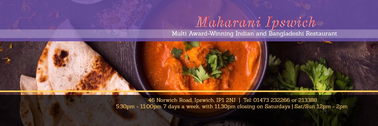 Maharani Indian and Bangladeshi Restaurant banner