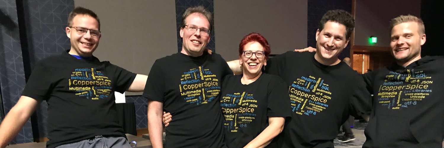 CopperSpice (@copperspice_cpp@hachyderm.io) banner