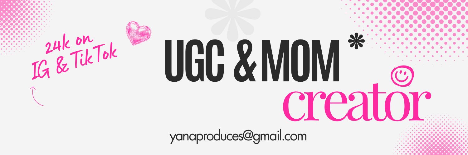 Yana | UGC • Mom Content Creator banner