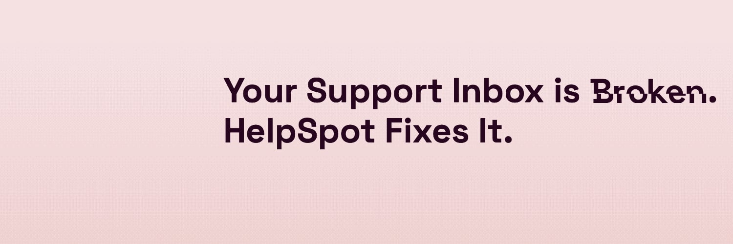 HelpSpot banner