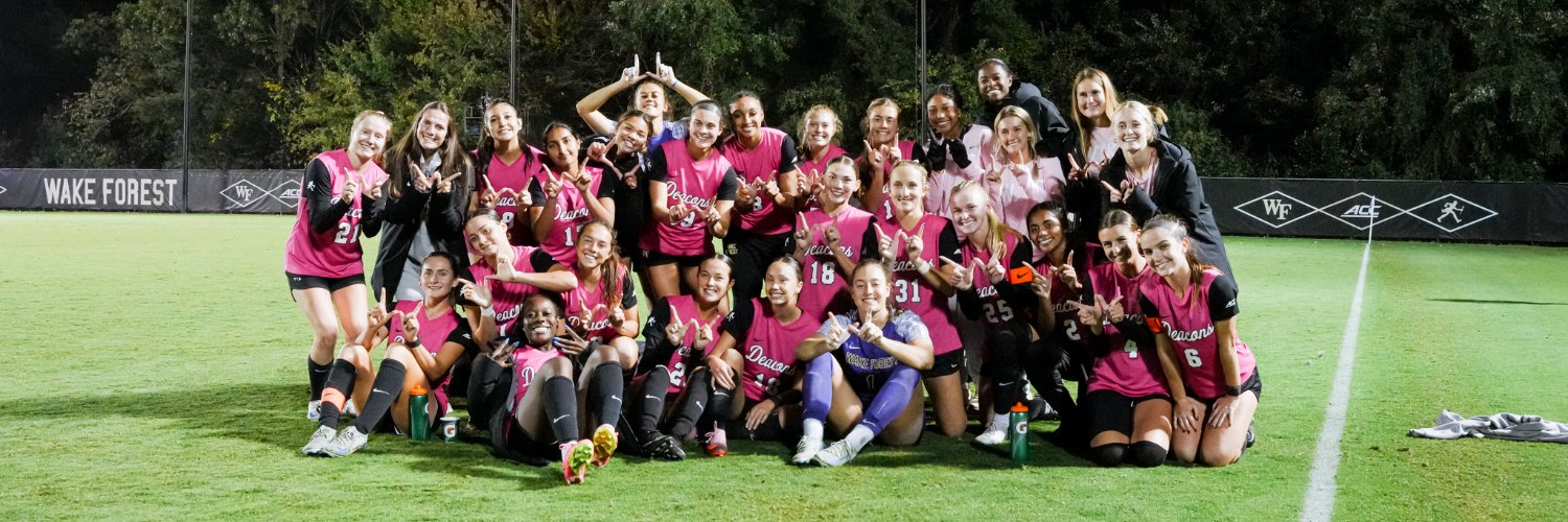 Wake Women's Soccer banner