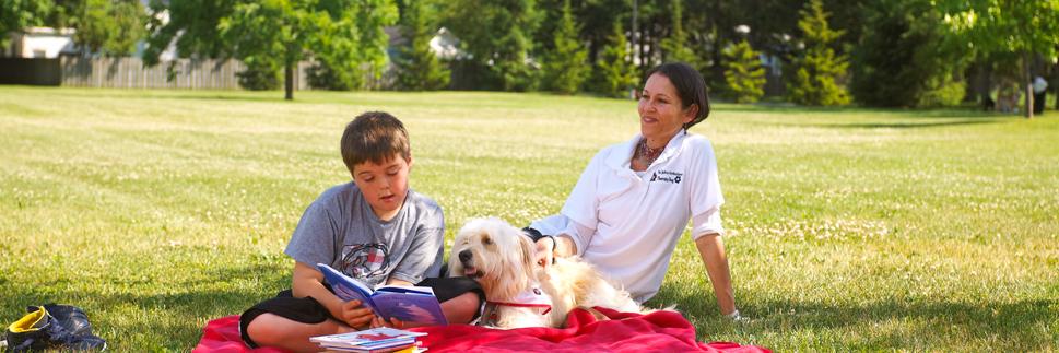 SJA ON Therapy Dogs banner
