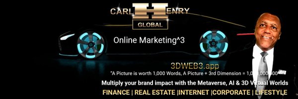 Carl Henry Global Metaverse, Virtual Worlds, Web3 Profile Banner