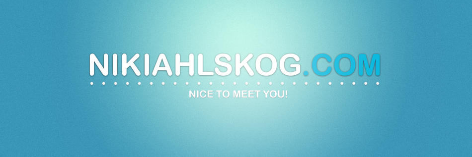 nikiahlskog's profile banner image