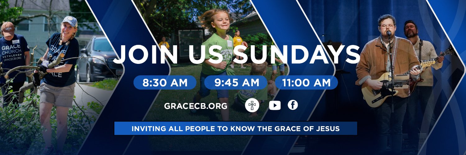 Grace Church Bethlehem banner