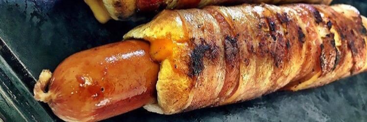 Hot Dog man banner