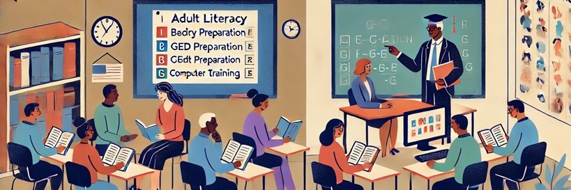 ReadWest Adult Literacy banner