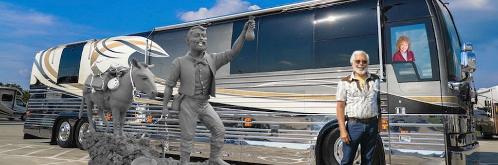 Sculptor Donald Beck banner