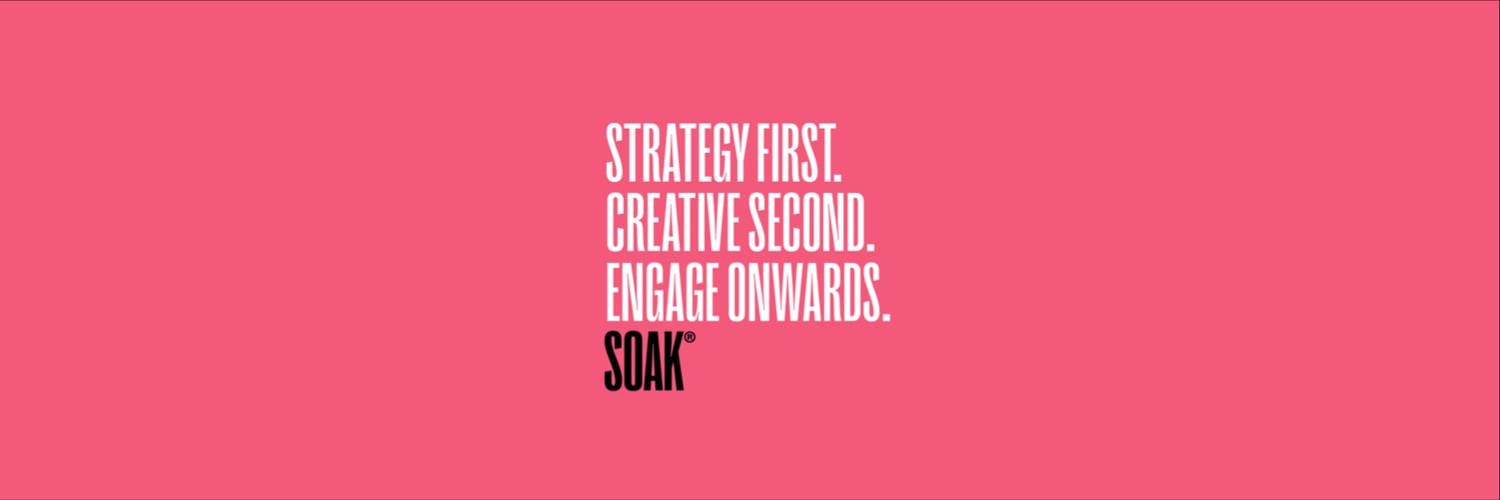 SOAK® Creative banner
