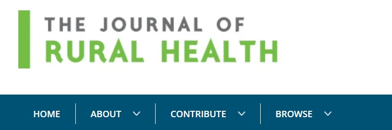 JournalofRuralHealth banner