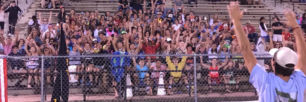 EHS Student Section banner