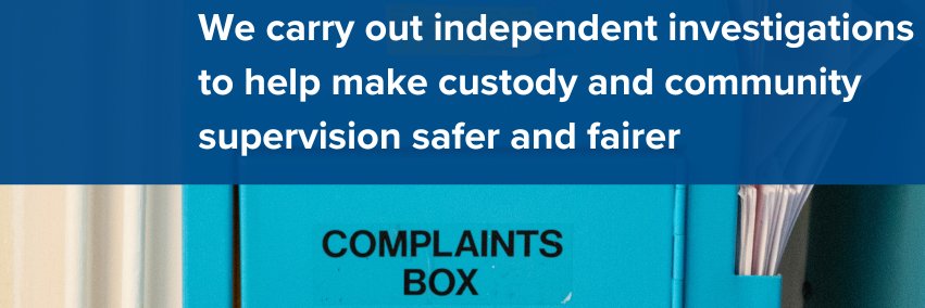 Prisons and Probation Ombudsman banner