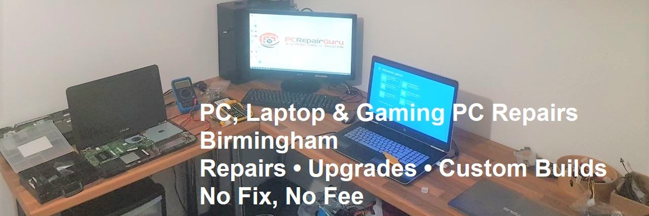 PC Repair Guru | Birmingham PC & Laptop Repairs banner