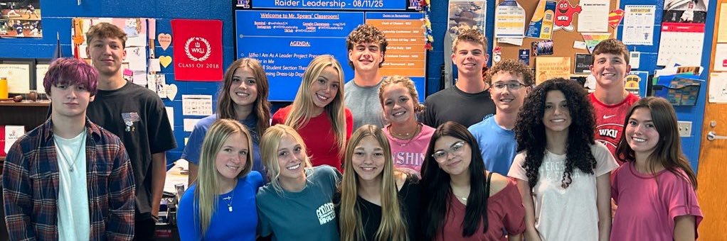 WEHS Leadership banner