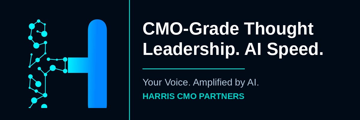 Mike Harris - Thought Leadership Writer, Creator banner