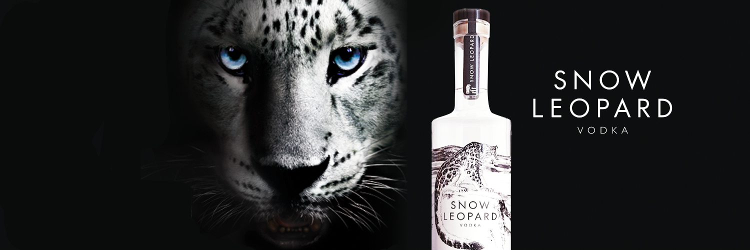 Snow Leopard Vodka banner