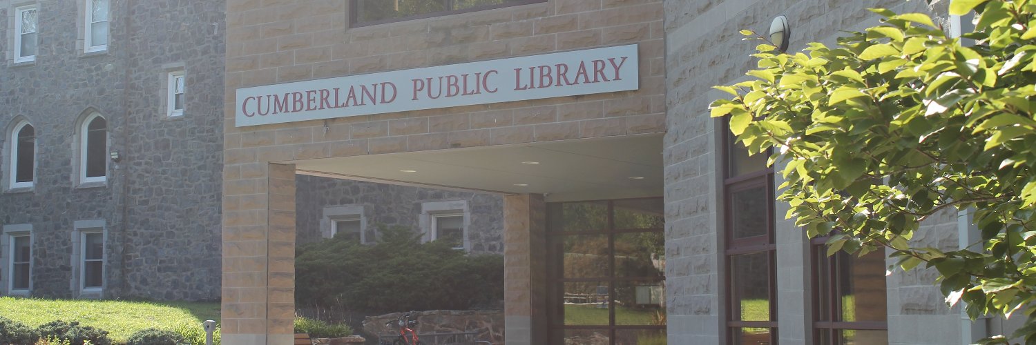 Cumberland Public Library banner