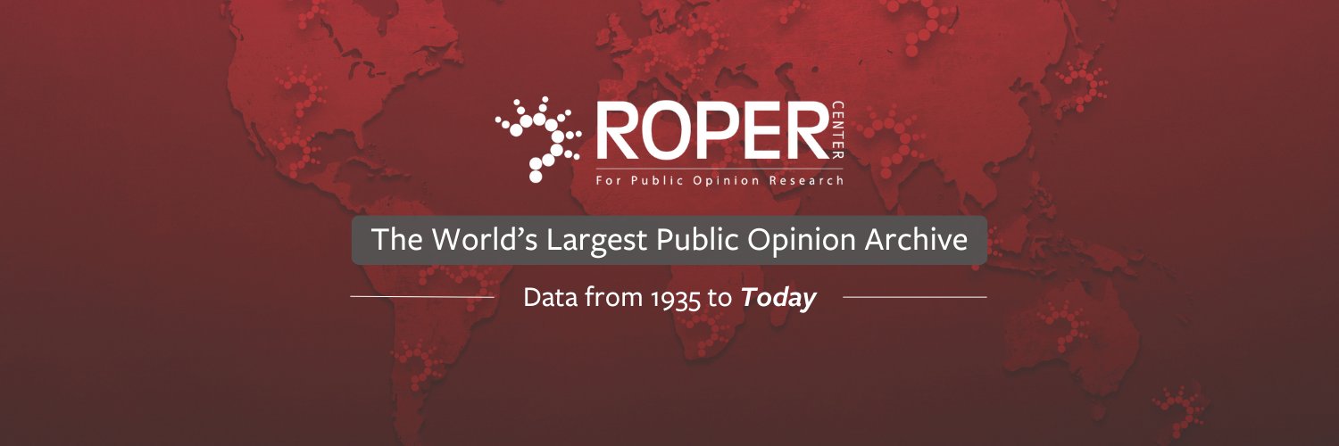 Roper Center for Public Opinion Research banner