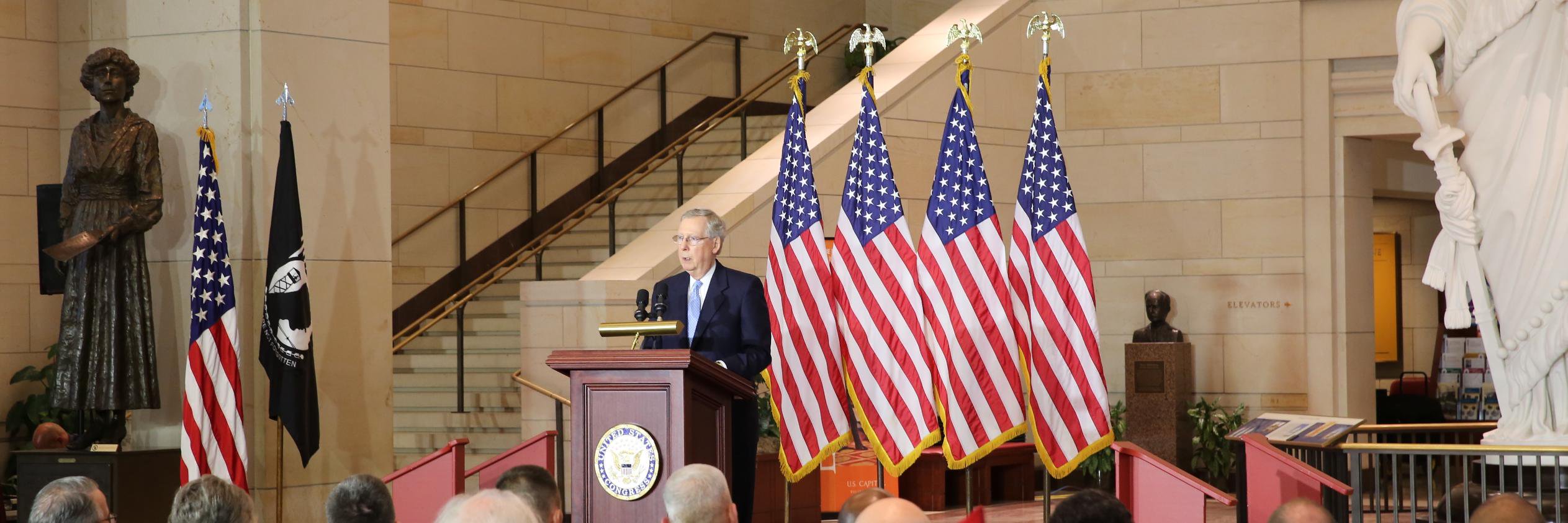 Senator McConnell's Press Office's banner
