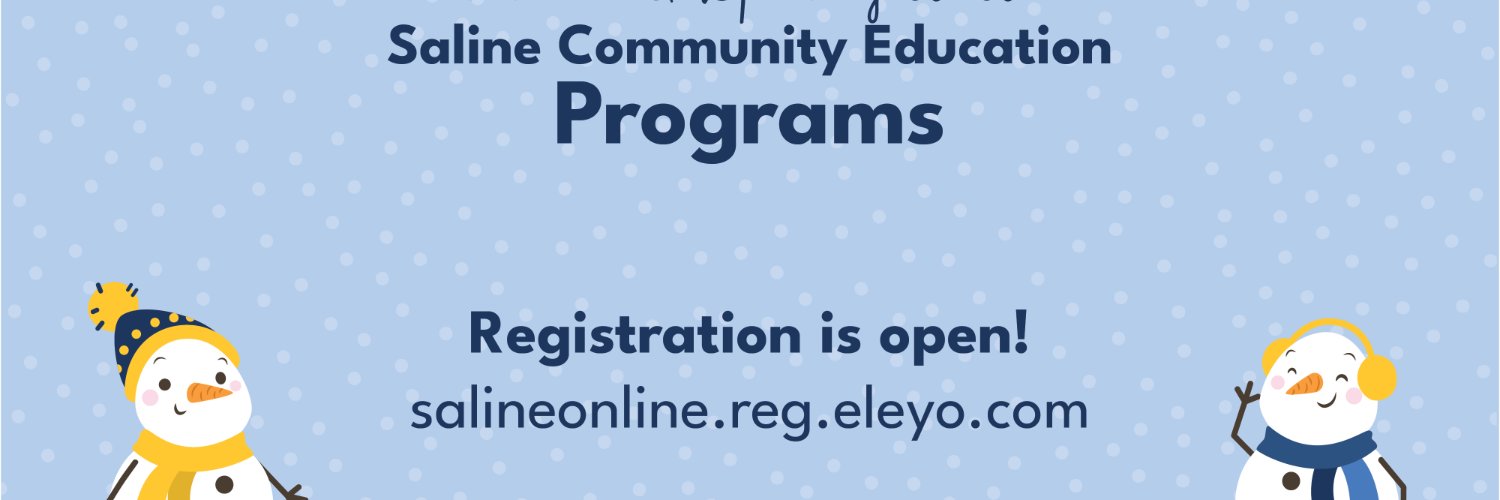 Saline Community Ed banner