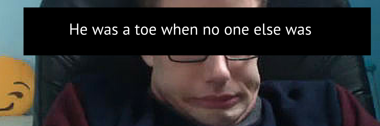 WhatToeFaceSays's profile banner image