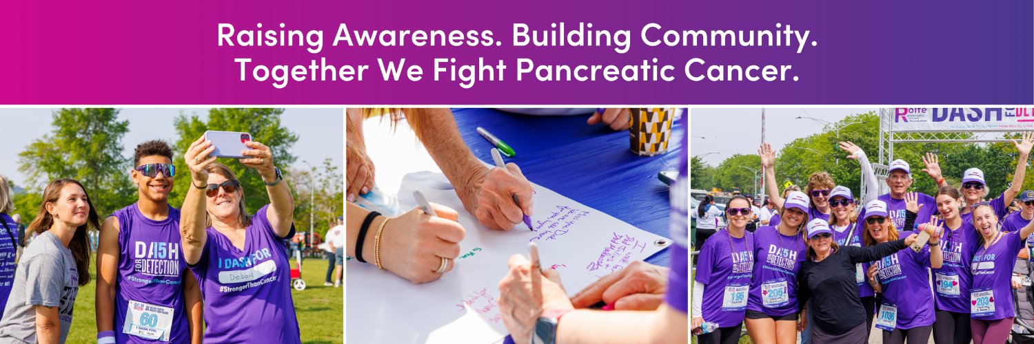 Rolfe Pancreatic Cancer Foundation's banner