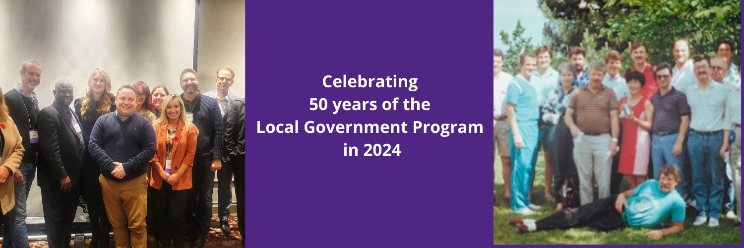 Local Government Program Alumni Society banner