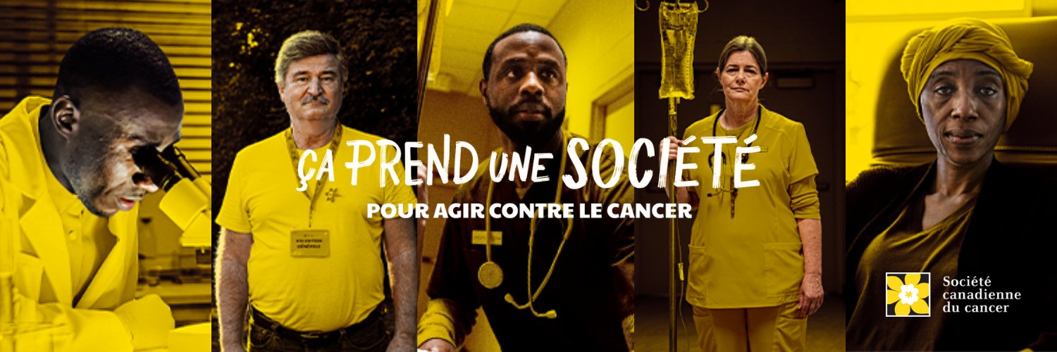 Société canadienne du cancer banner