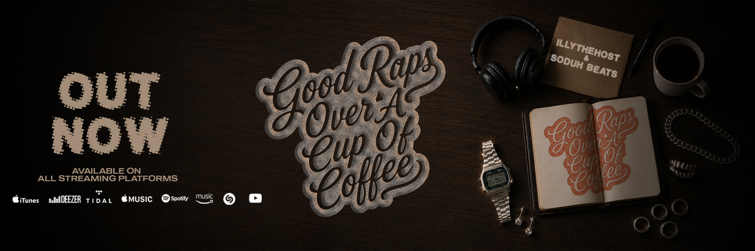 Good Raps Over A Cup Of Coffee. banner