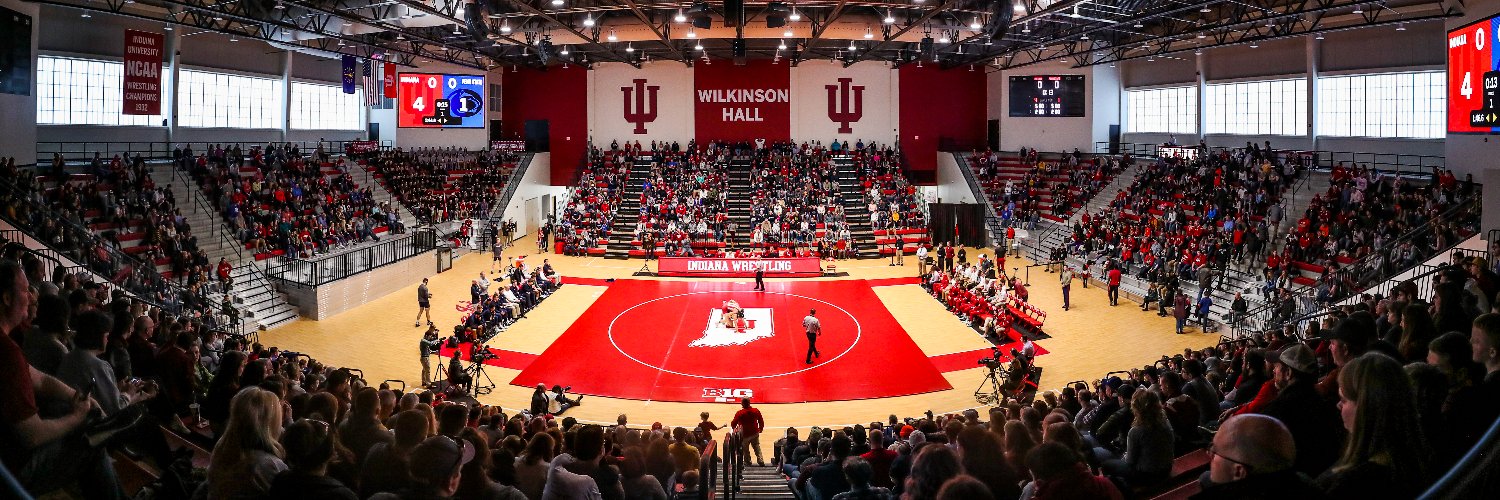 Indiana Wrestling's banner