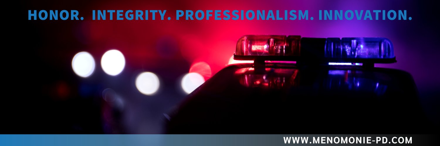 Menomonie PD banner