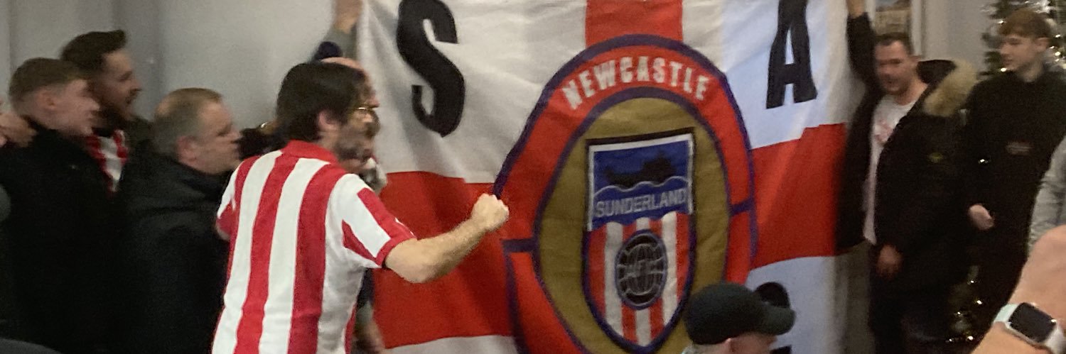 Newcastle Branch of Sunderland Supporters banner