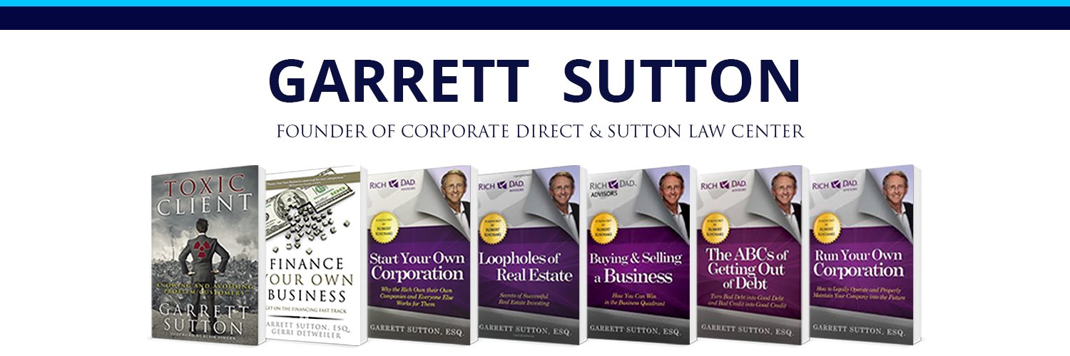 Garrett Sutton banner