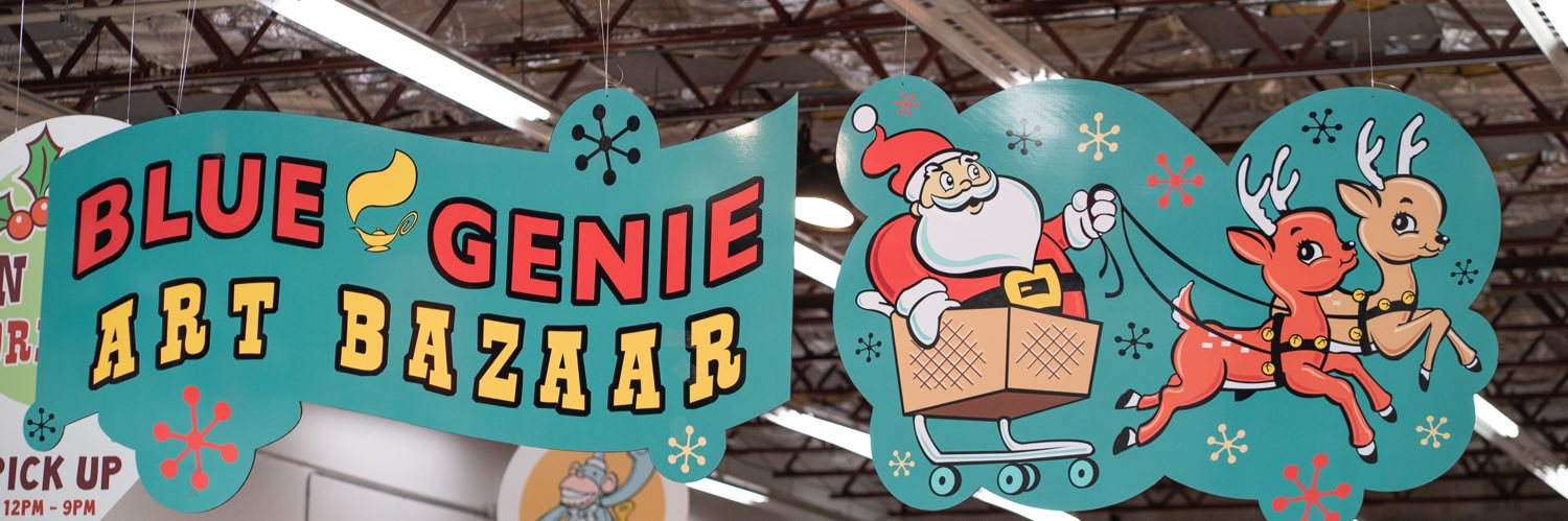 BlueGenie Art Bazaar banner