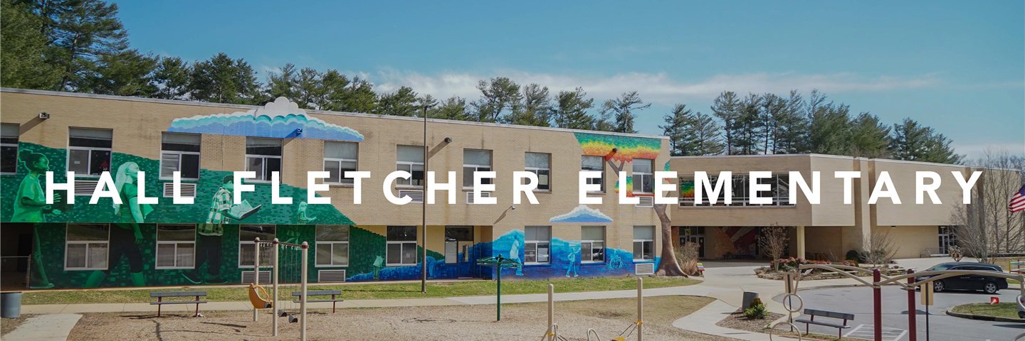 Hall Fletcher Elementary School banner