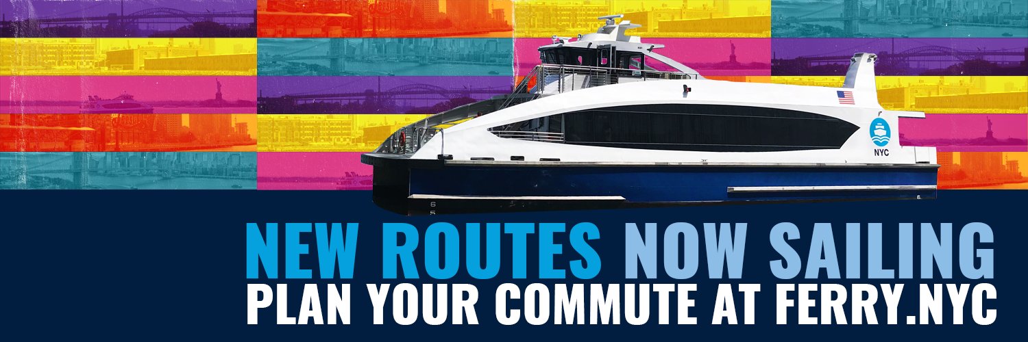 NYC Ferry banner