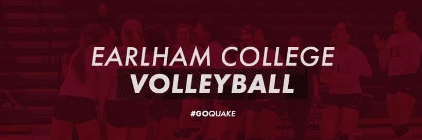 Earlham Volleyball banner
