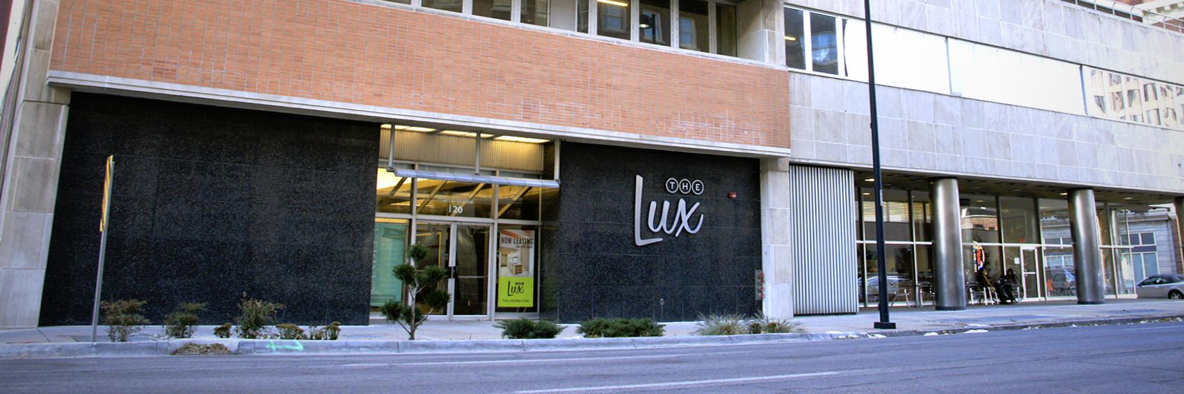 The LUX banner