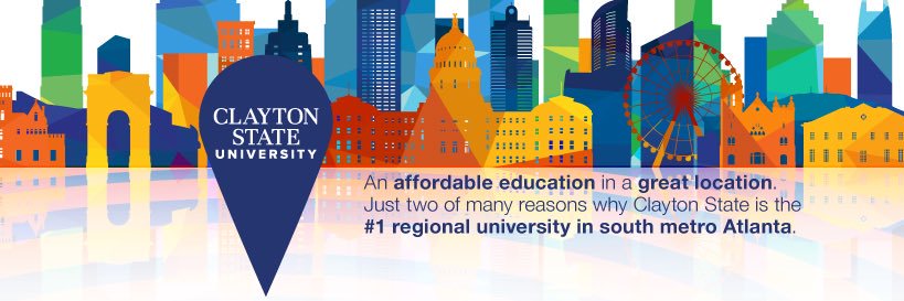 Clayton State University Admissions banner